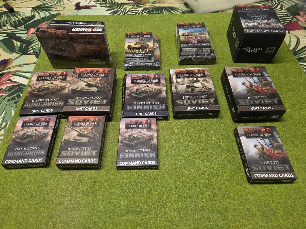 flames of war cards, Hobby en Vrije tijd, Ophalen of Verzenden, Nieuw, Historisch, Toebehoren
