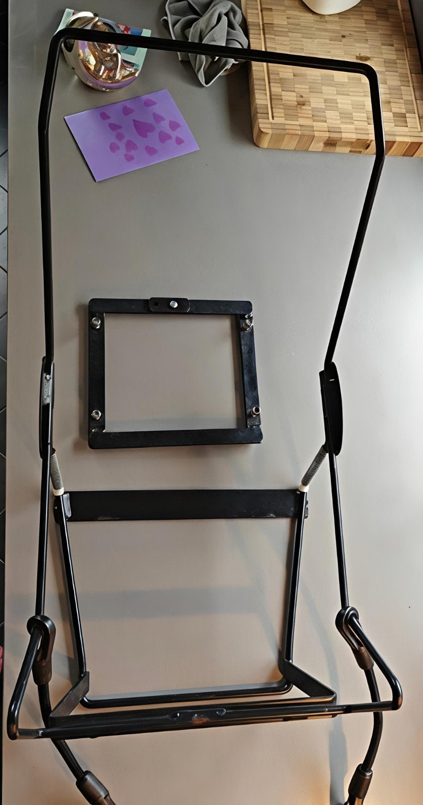 Baby Mee fietsstoeltje frame (Steco), Ophalen