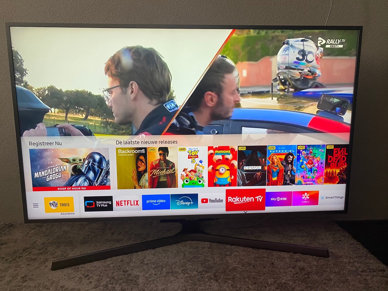 Samsun 50 inch smart tv 4k, Audio, Tv en Foto, Televisies, 50 Hz, Zo goed als nieuw, 100 cm of meer, Ophalen