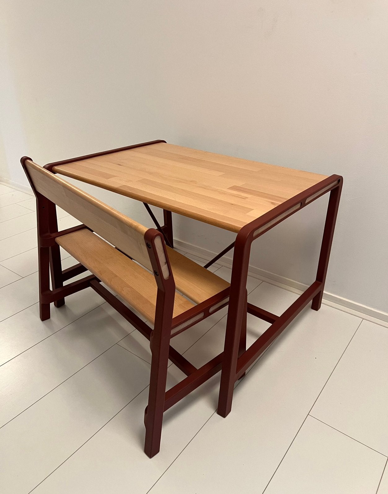 Ikea x HAY Ypperlig kindertafel met bankje, Ophalen, Gebruikt