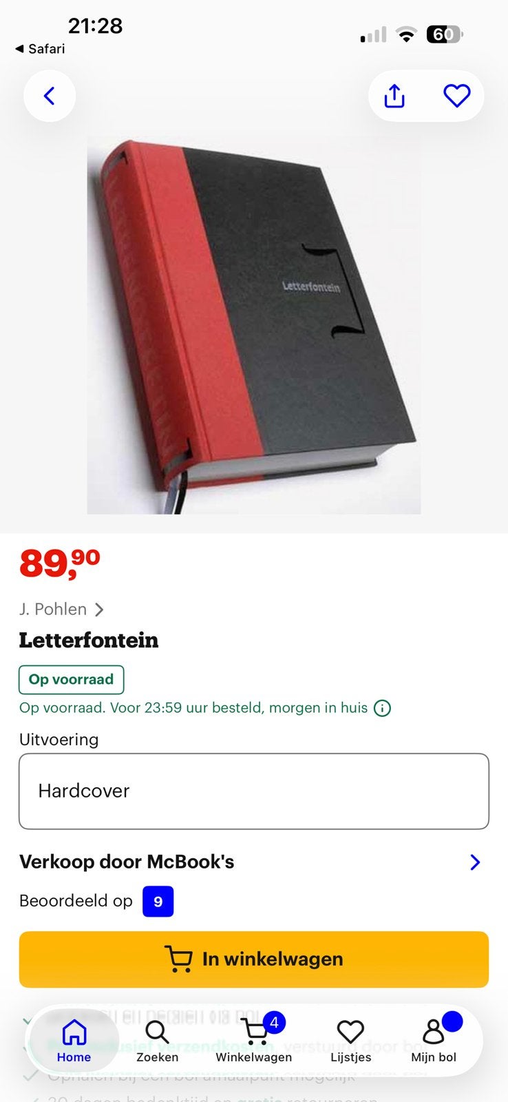 Letterfontein gesigneerd en genummerd, Boeken, Ophalen of Verzenden, Nieuw