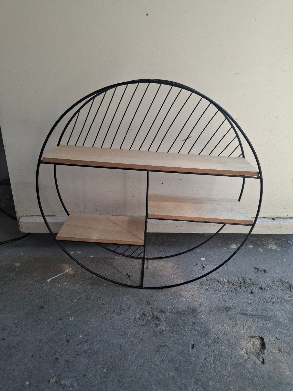 Wandrek met houten planken - Zo goed als nieuw, Ophalen, Zo goed als nieuw