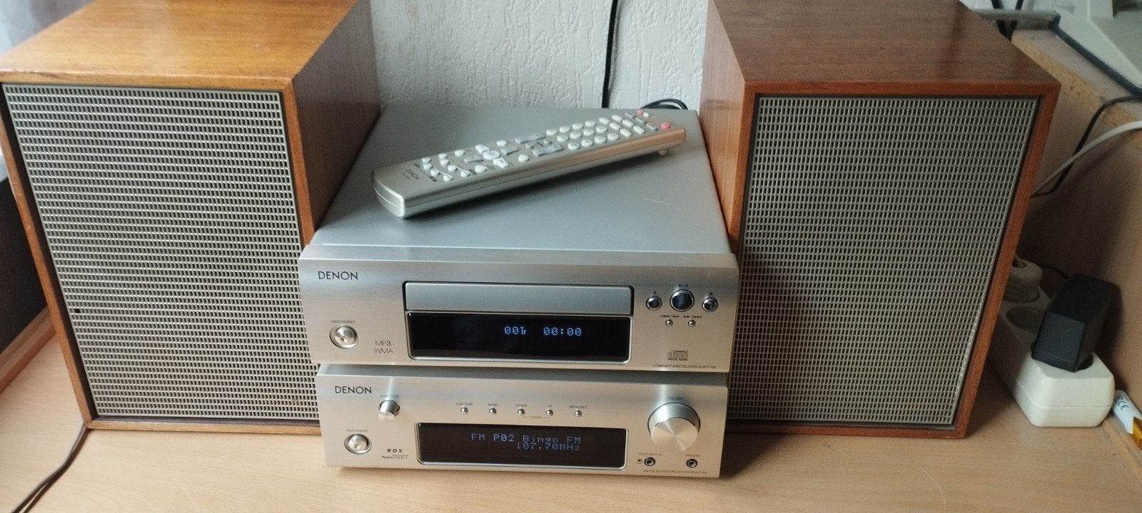 Denon DRA-F102 en DCD F102 Stereo set., Ophalen, Gebruikt, Denon, Cd-speler