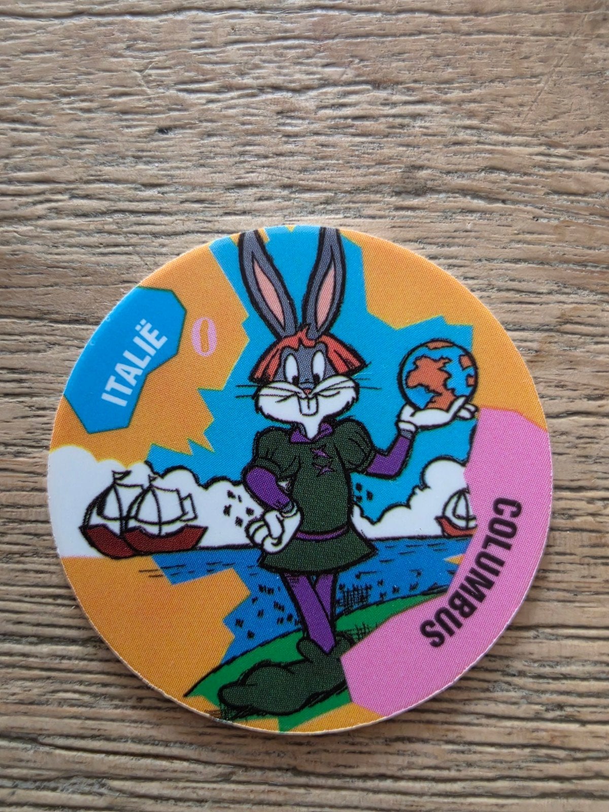 Bugs Bunny Flippo Nr 151 Misdruk met Roze vlek, Verzamelen, Ophalen of Verzenden, World, Losse flippo's