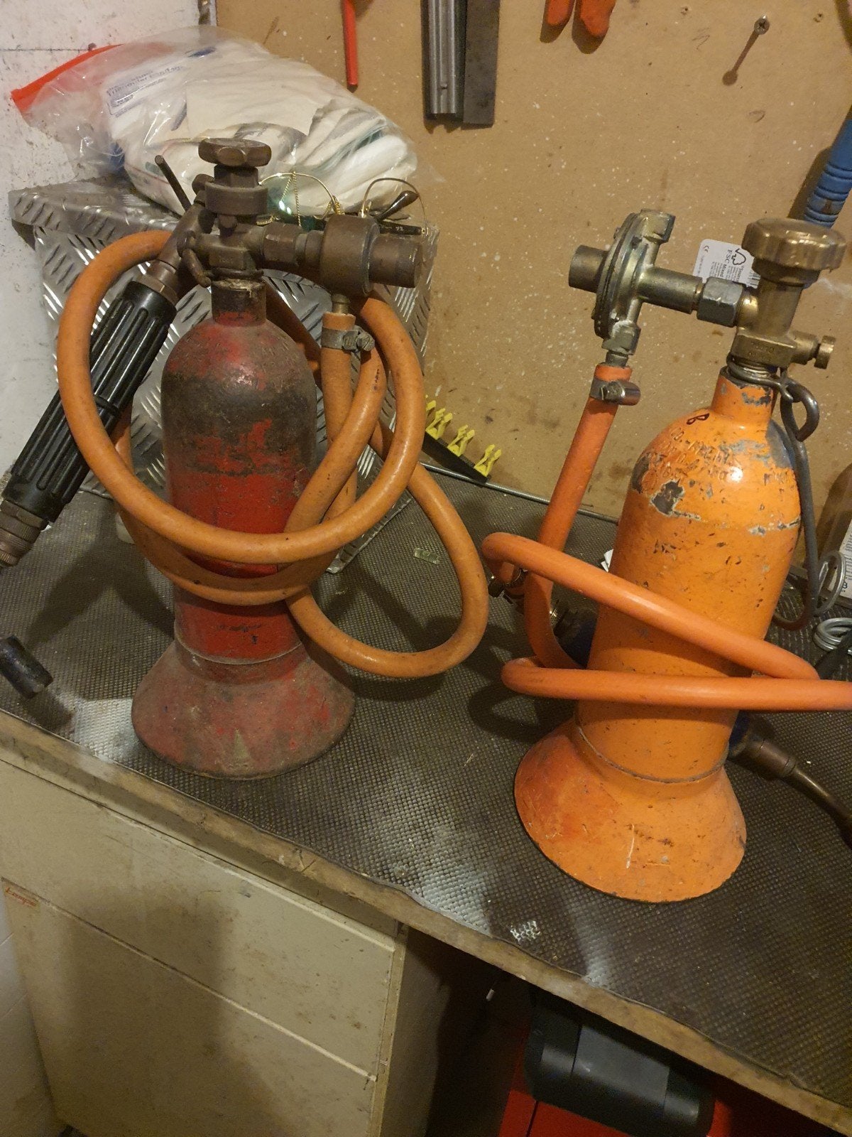 2x Propaan/LPG branderset compleet met slang en handgreep, Ophalen of Verzenden, Minder dan 150 ampère, Overige typen