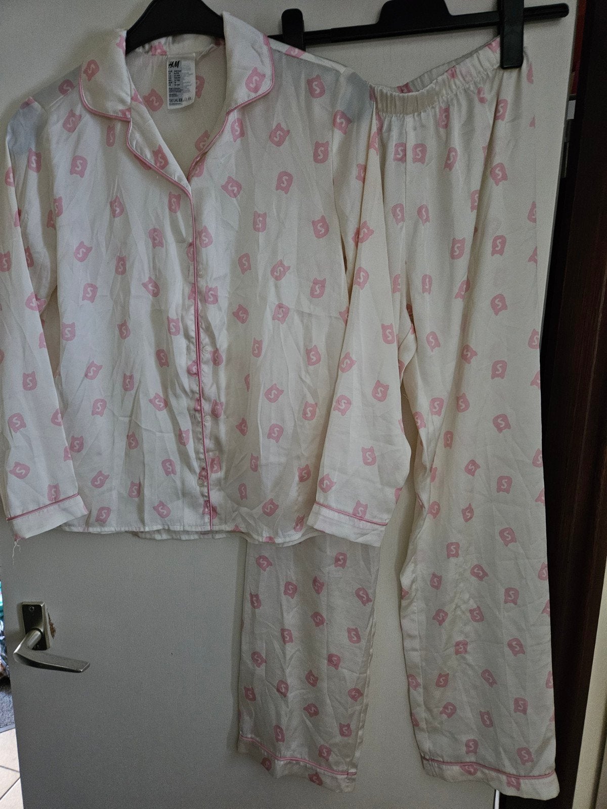 superleuke pyjama H&M mt 158-164, Ophalen of Verzenden, Zo goed als nieuw, Meisje, Nacht- of Onderkleding