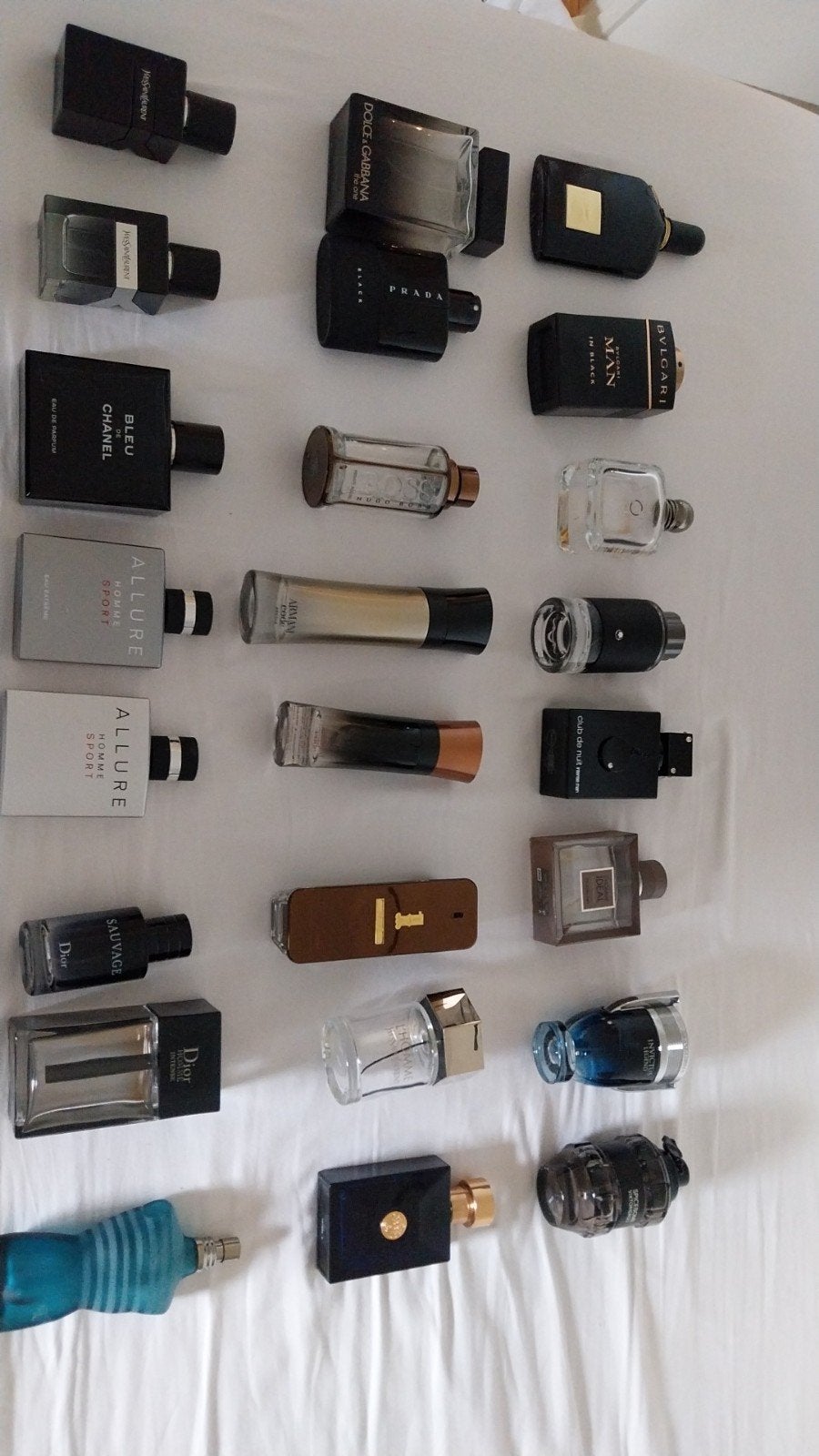 Lege parfum flesjes, Ophalen of Verzenden, Gebruikt, Proef of Tester
