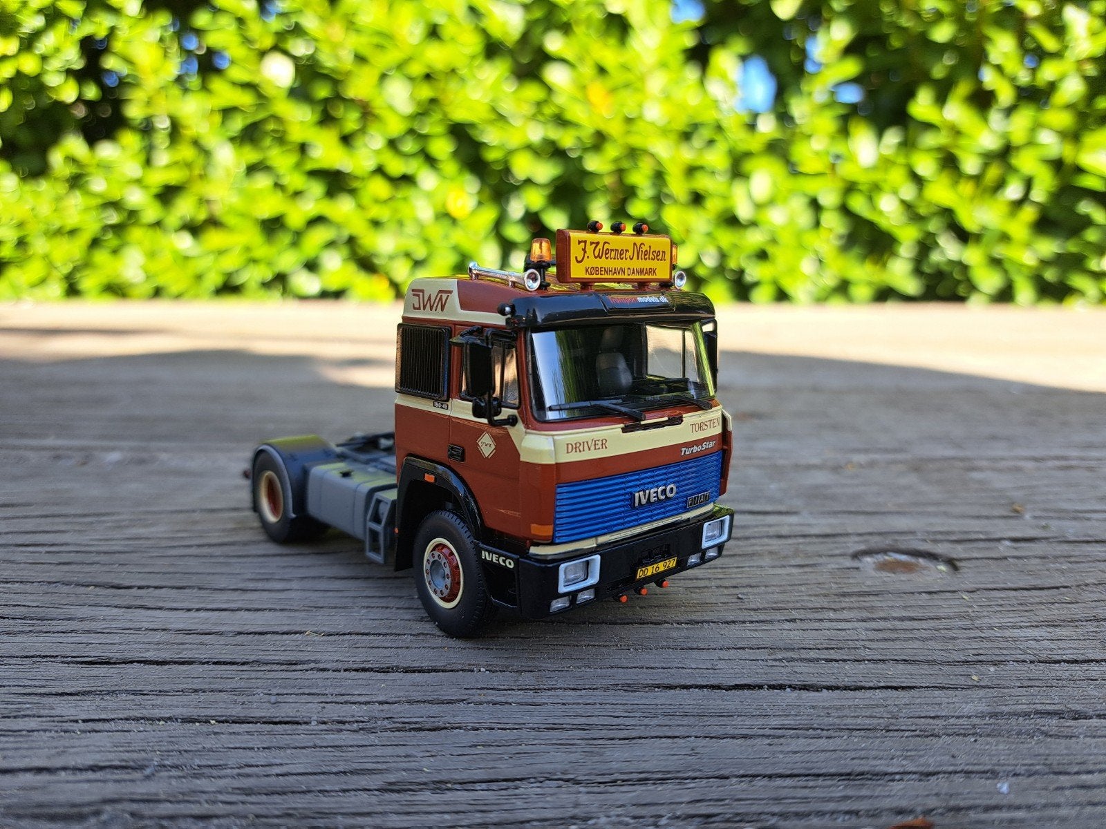 Tekno Iveco Turbostar V8 4x2 van Werner Nielsen, ., Nieuw, ., Ophalen of Verzenden