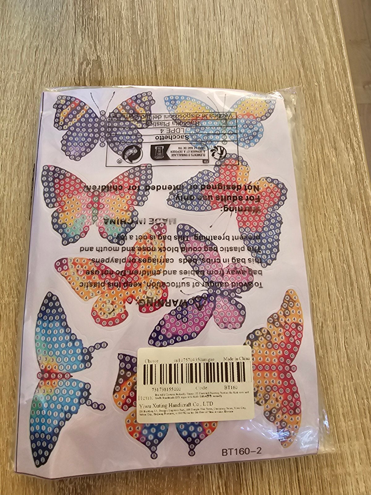 Gratis Diamond Painting Setje Vlinders - Knutselplezier, Nieuw, Meerkleurig, Ophalen of Verzenden, Kunststof