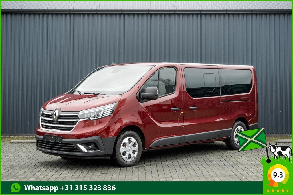 Renault Trafic Blue dCi 150PK | L2H1 | 9-Zits | LED | Camera, Auto's, Voorwielaandrijving, Stof, Gebruikt, Zwart