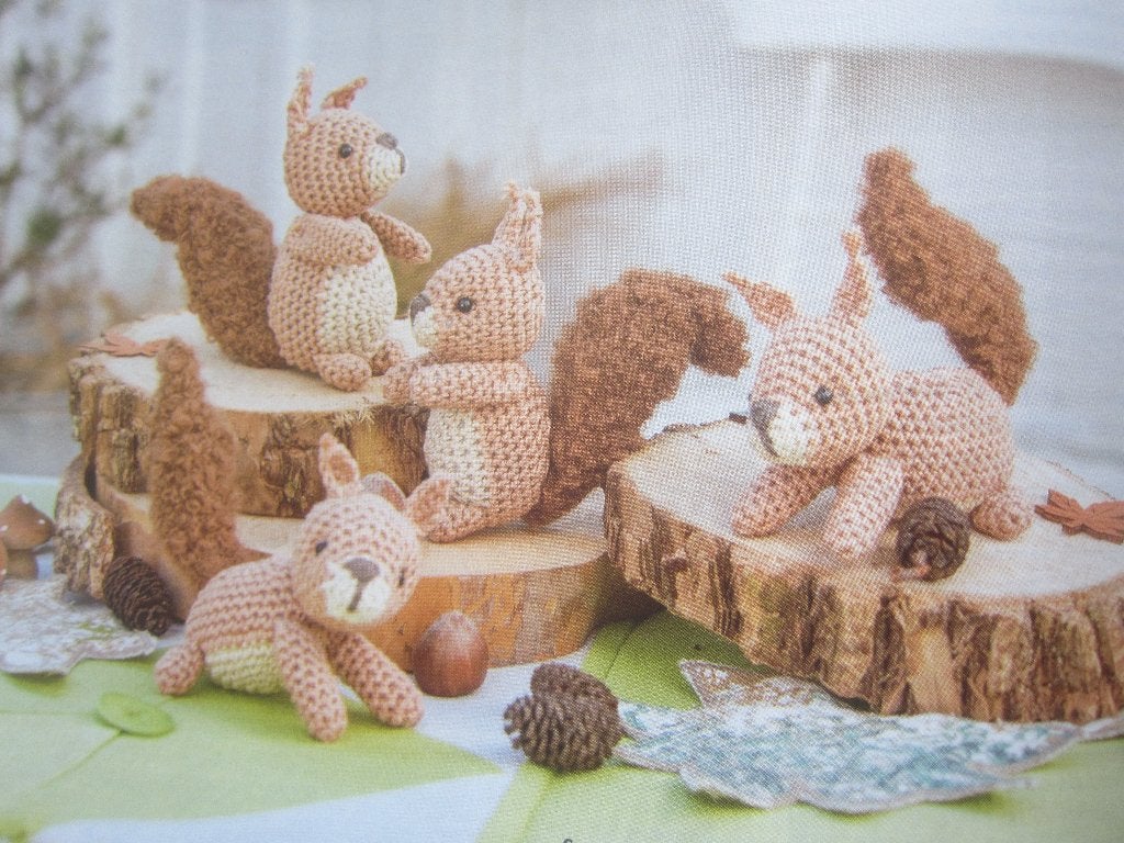 haakpatronen amigurumi patronen eekhoorns muizen Jack Russel, Hobby en Vrije tijd, Breien en Haken, Ophalen of Verzenden, Zo goed als nieuw