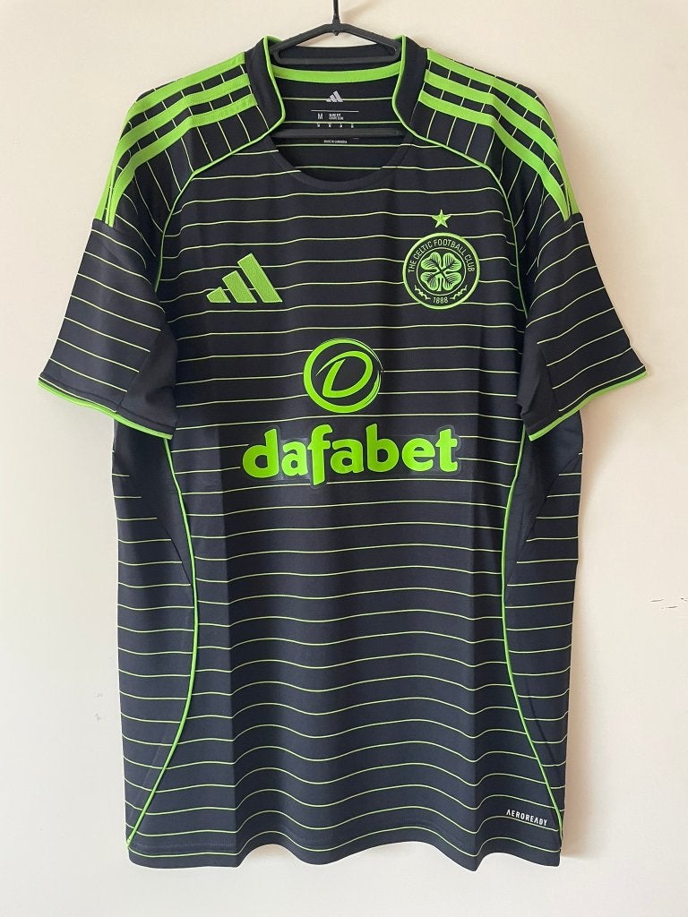 Celtic FC Adidas Voetbalshirt Maat M 25/26 Away, Maat 48/50 (M), Zwart, Ophalen of Verzenden, Zo goed als nieuw
