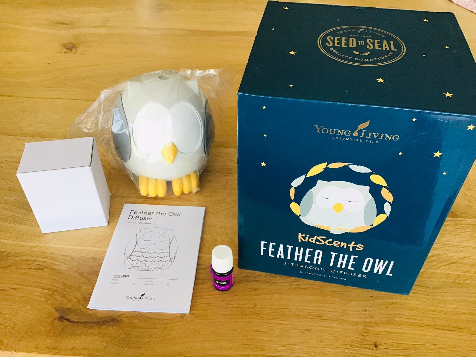 Young Living KidScents Feather Owl Ultrasonic Diffuser NIEUW, Ophalen of Verzenden, Nieuw