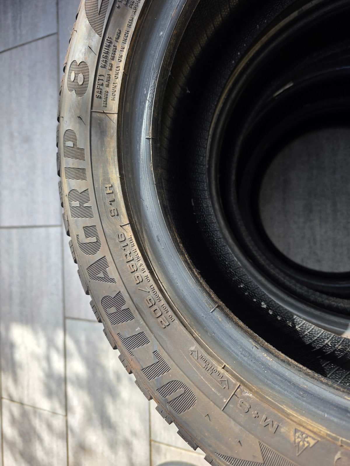 Goodyear Winterbanden 205/55R16 91H, Auto-onderdelen, Ophalen, 16 inch, Band(en), 205 mm