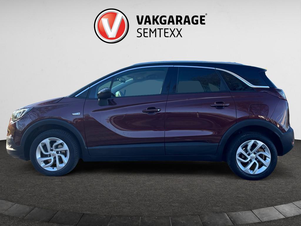 Opel Crossland X 1.2 Turbo Innovation | Automaat | Org NL |, 840 kg, Gebruikt, Leder en Stof, Origineel Nederlands