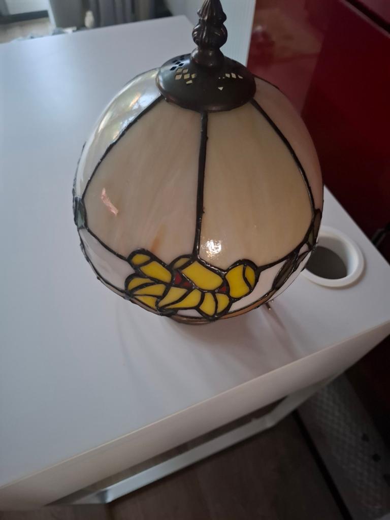 Tiffany tafellamp, Huis en Inrichting, Lampen | Tafellampen, Ophalen of Verzenden, Zo goed als nieuw, Minder dan 50 cm