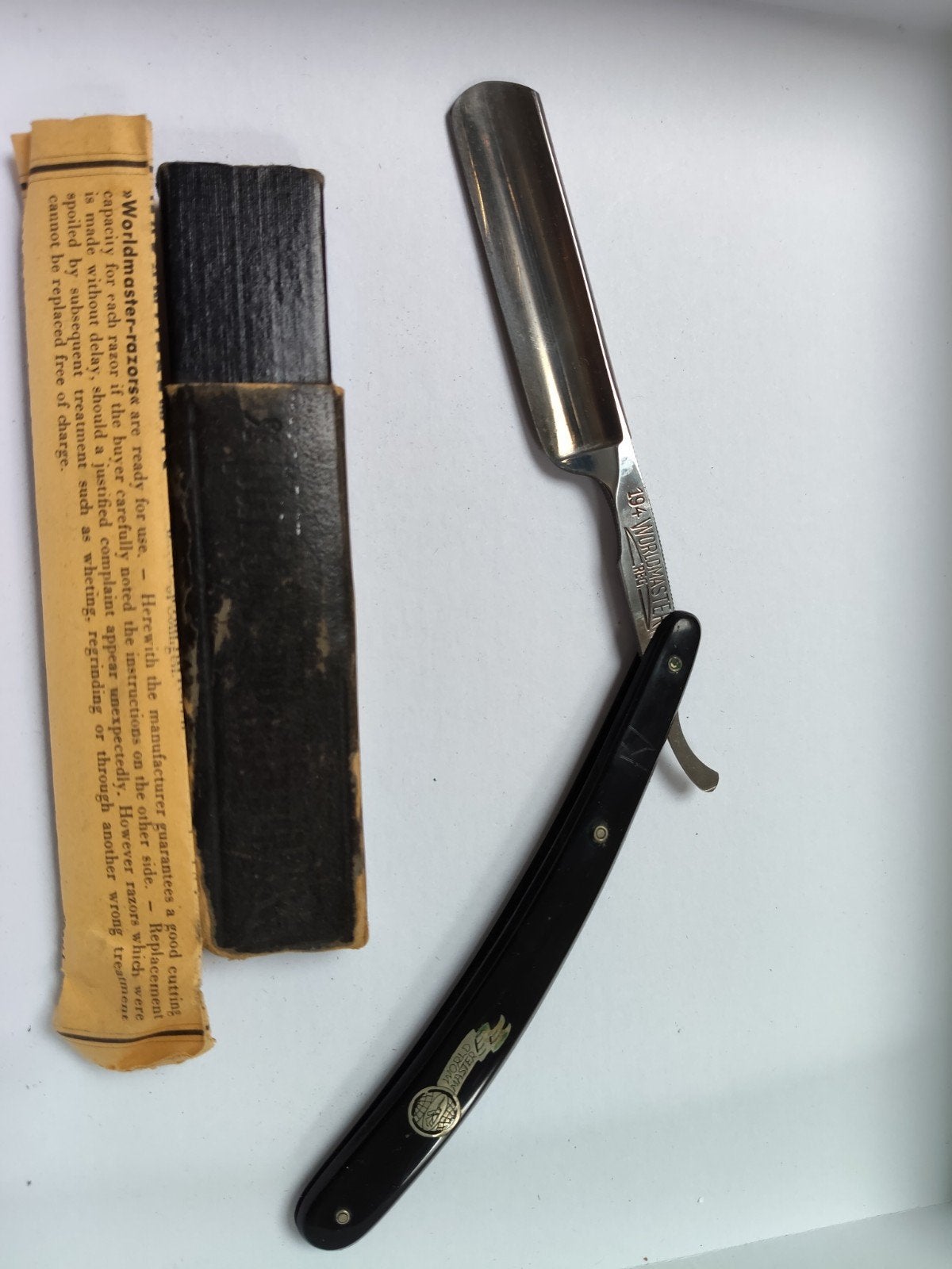 Vintage Worldmaster 194 Scheermes met Etui, Ophalen of Verzenden