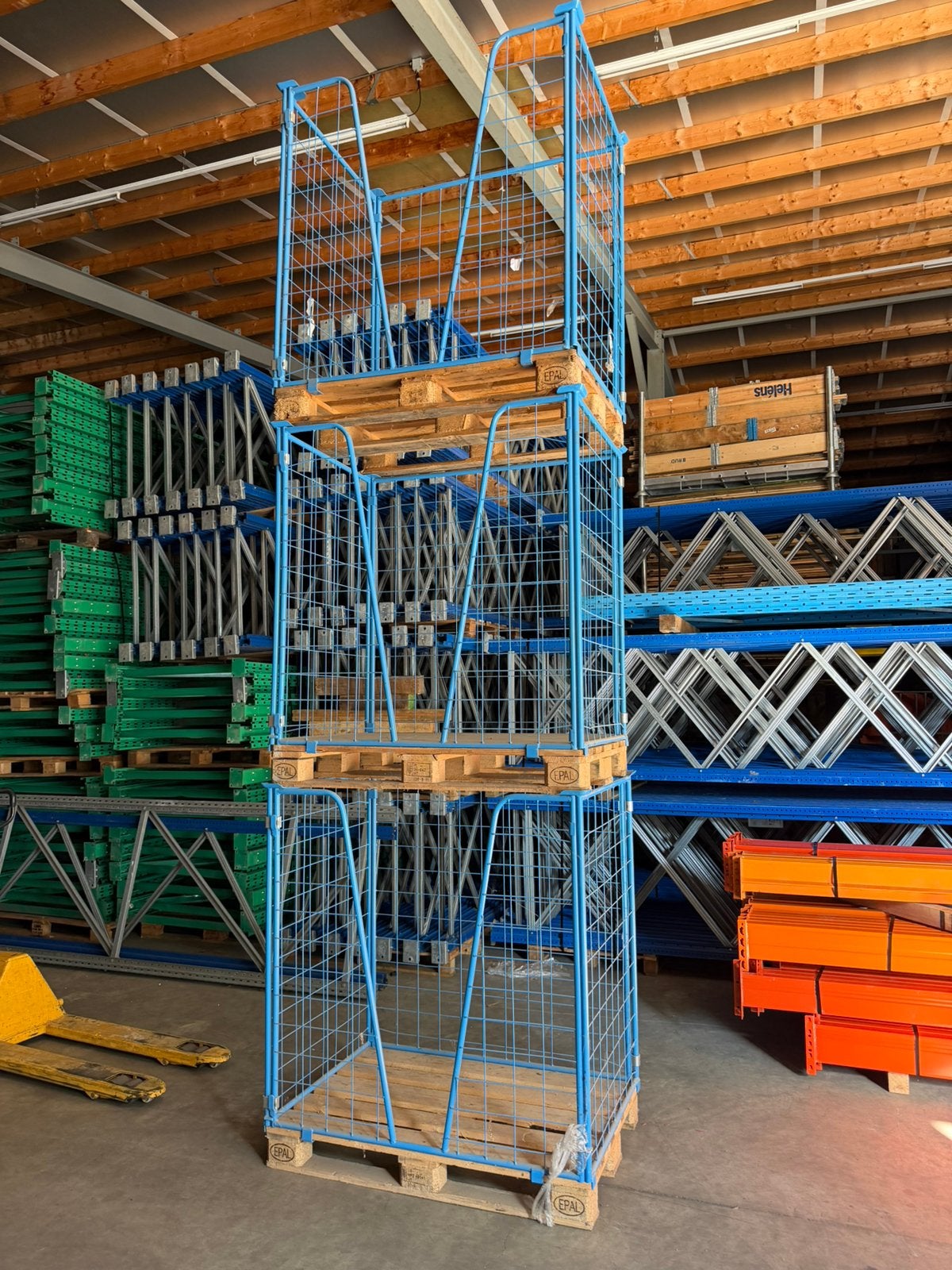 Stapelkrat euro pallet l netjes l 3 stuks l, Ophalen of Verzenden