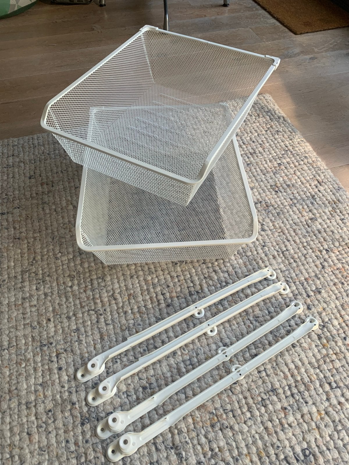 IKEA Komplement fijndraad manden 50x58 (excl. schroeven), Ophalen, Gebruikt