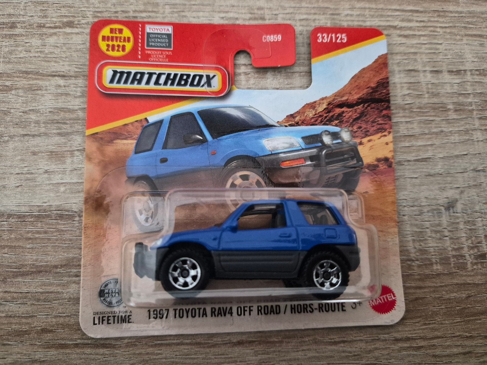 1997 Toyota RAV 4 Off Road 1:64 (Matchbox), Ophalen of Verzenden, Nieuw, Auto