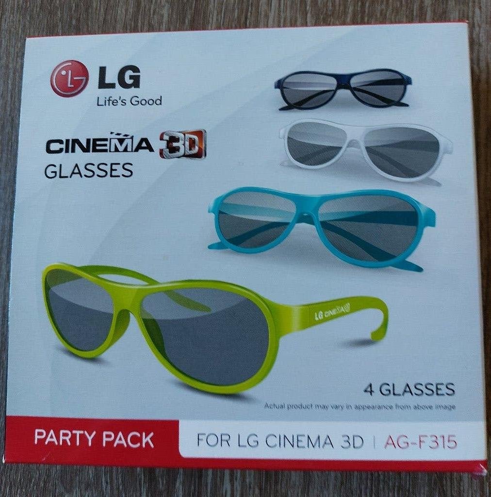 Party pack for LG Cinema 3D glasses, Ophalen of Verzenden, Zo goed als nieuw