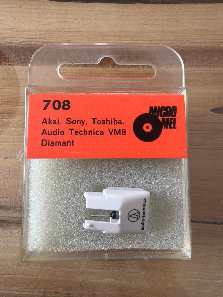 Nieuwe Micro Mel 708 Diamant Naald voor Platenspeler, Ophalen of Verzenden, Nieuw, Platenspeler-onderdeel, Philips