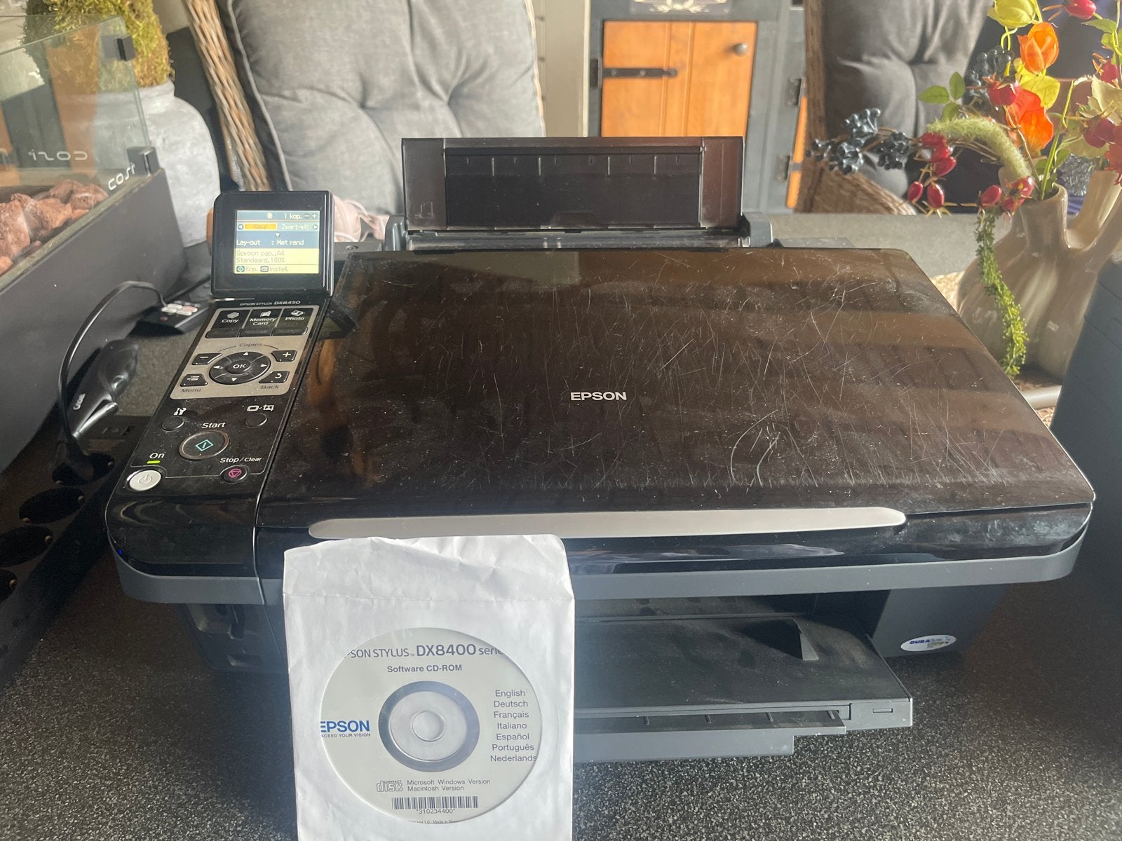 Epson Stylus DX8450 All-in-One Printer met lichte gebruikssp, Computers en Software, Printers, Gebruikt, Inkjetprinter, All-in-one