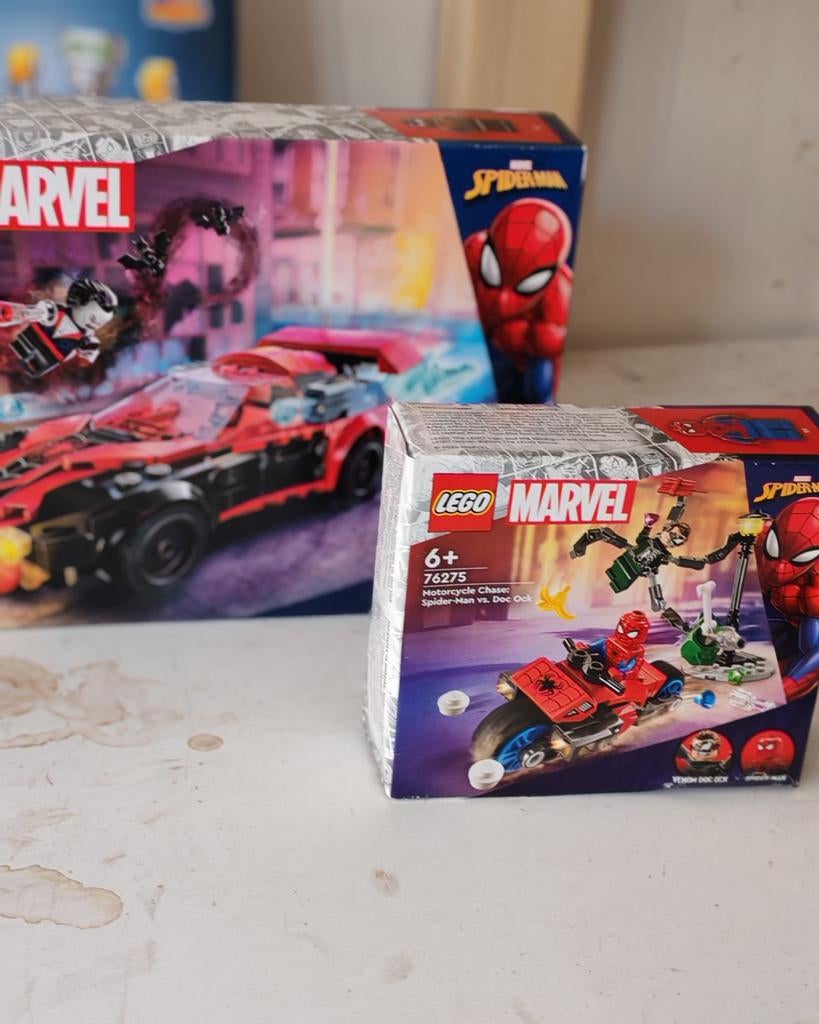 LEGO Marvel Spider-Man sets: 76244 en 76275, Ophalen of Verzenden, Nieuw, Overige merken