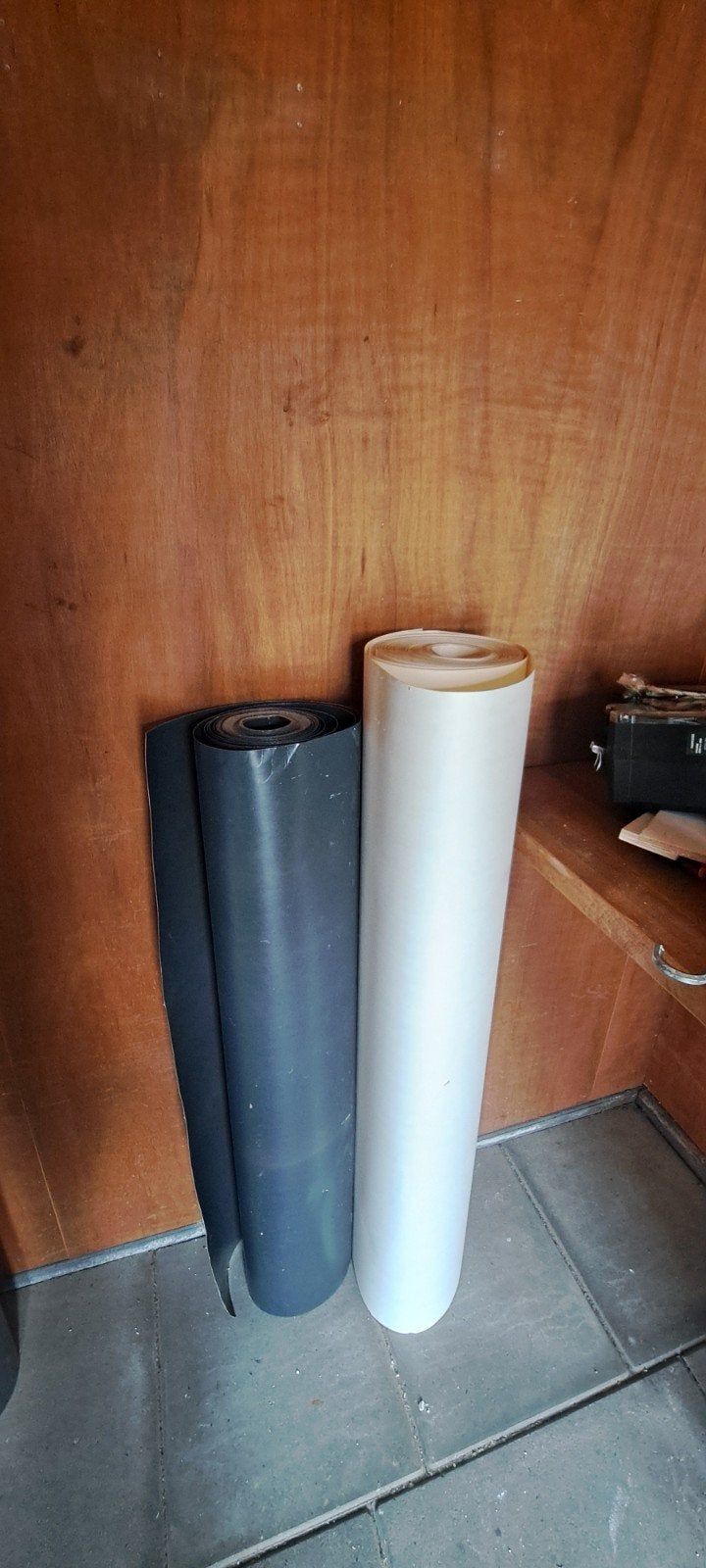 2 rollen stucloper, Ophalen, Zo goed als nieuw, 15 m² of meer, Folie