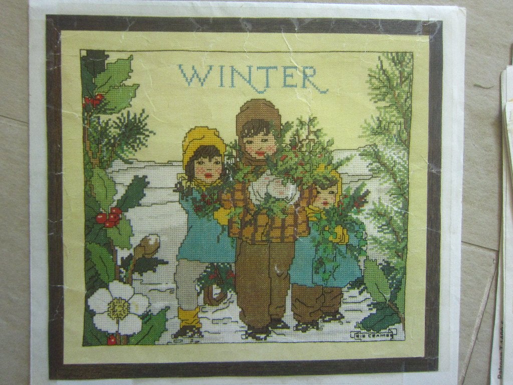 heel oud borduurpatroon Kerst van Rie Cramer, Ophalen of Verzenden, Zo goed als nieuw, Handborduren, Patroon