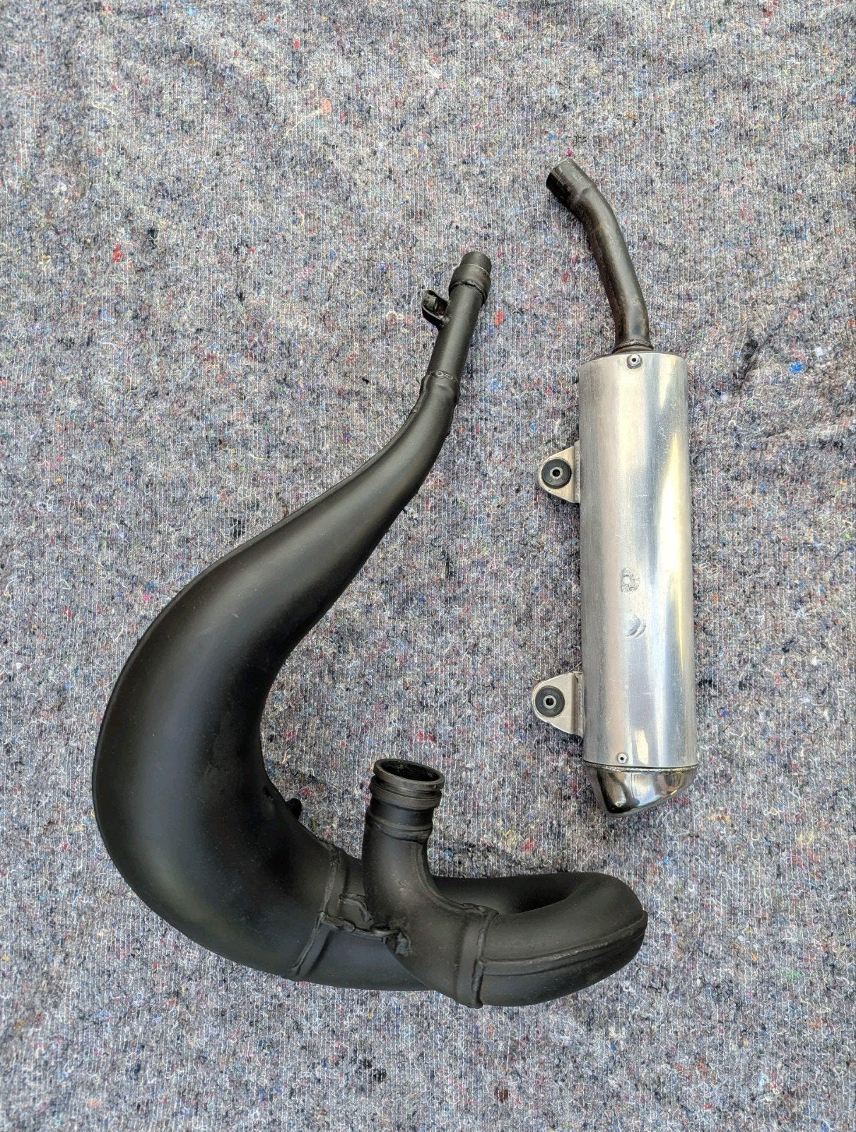 suzuki rm 250 uitlaat set origineel, Ophalen, Gereviseerd