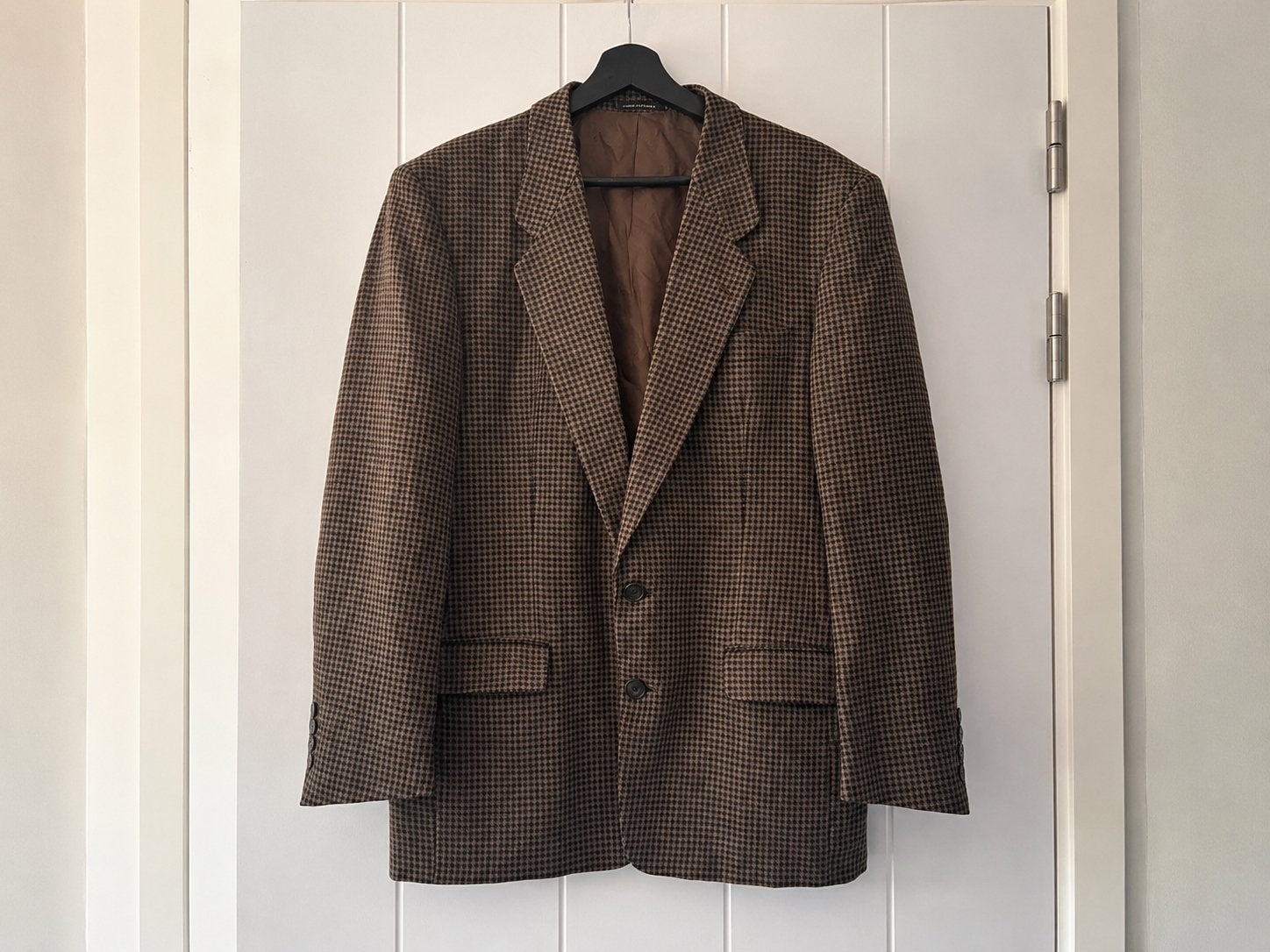 Vintage Pierre Balmain Blazer - 100% Lana Wol - Nieuwstaat, Ophalen of Verzenden, Zo goed als nieuw, Maat 52/54 (L), Bruin