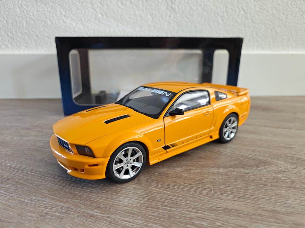 Autoart Ford Saleen Mustang S281 Supercharged Orange 73056, Ophalen of Verzenden, Zo goed als nieuw, Auto, Autoart