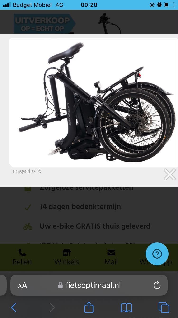 Elektrische fiets, Ophalen of Verzenden, Zo goed als nieuw