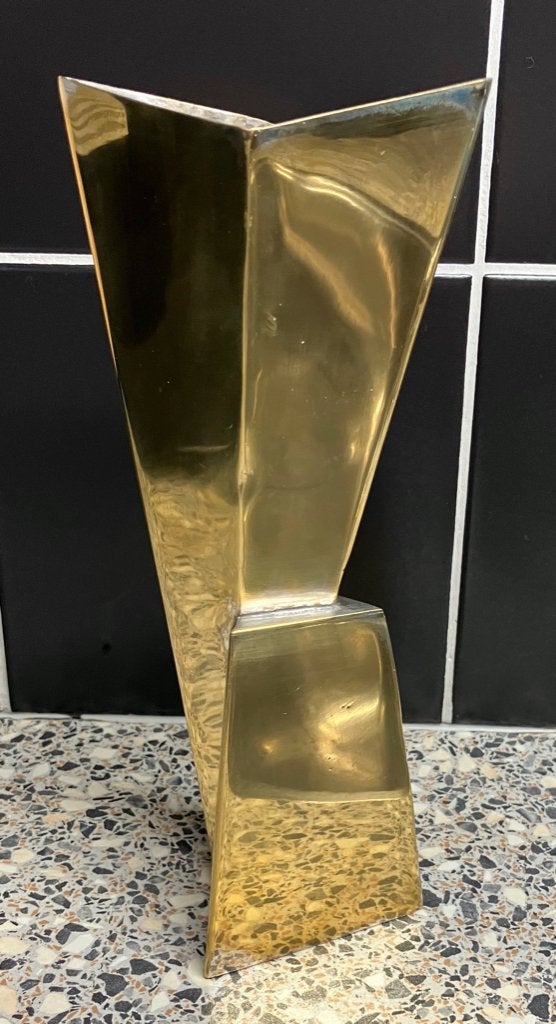 WMF Bauhaus / Art Deco vaas, Handgemaakt, Object, Ophalen of Verzenden, Metaal