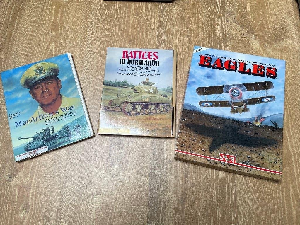 3x Apple II game boxes (geen floppies helaas), Computers en Software, Vintage Computers, Ophalen