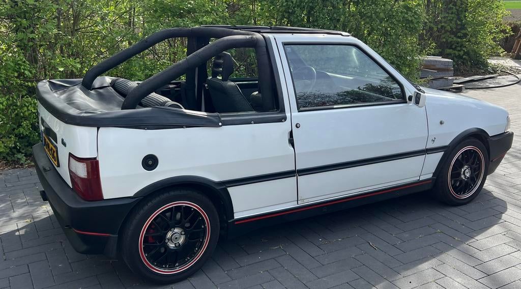 Fiat uno cabrio, Auto's, Fiat, Voorwielaandrijving, Stof, Elektrische ramen, 4 cilinders