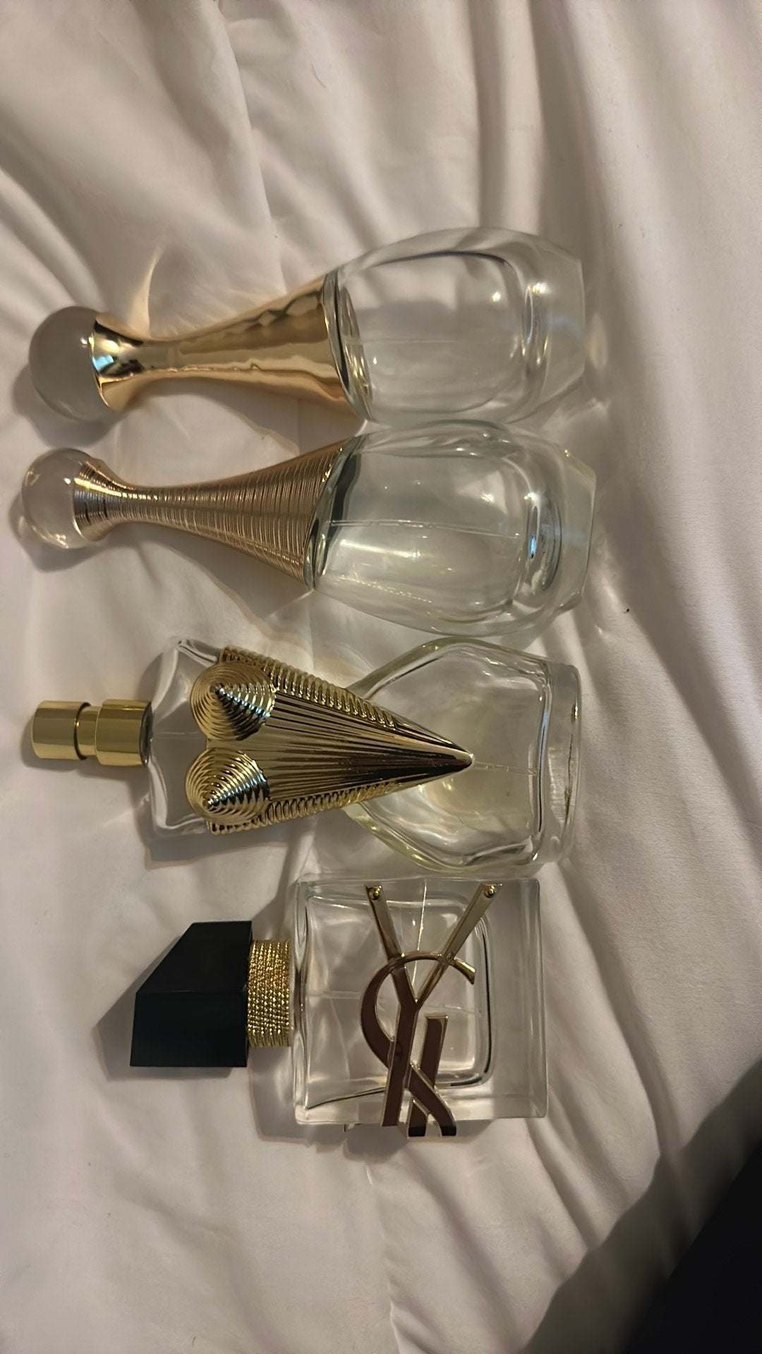 Parfumflessen te koop – alles mag weg!, Verzamelen, Parfumverzamelingen, Ophalen of Verzenden, Zo goed als nieuw, Parfumfles