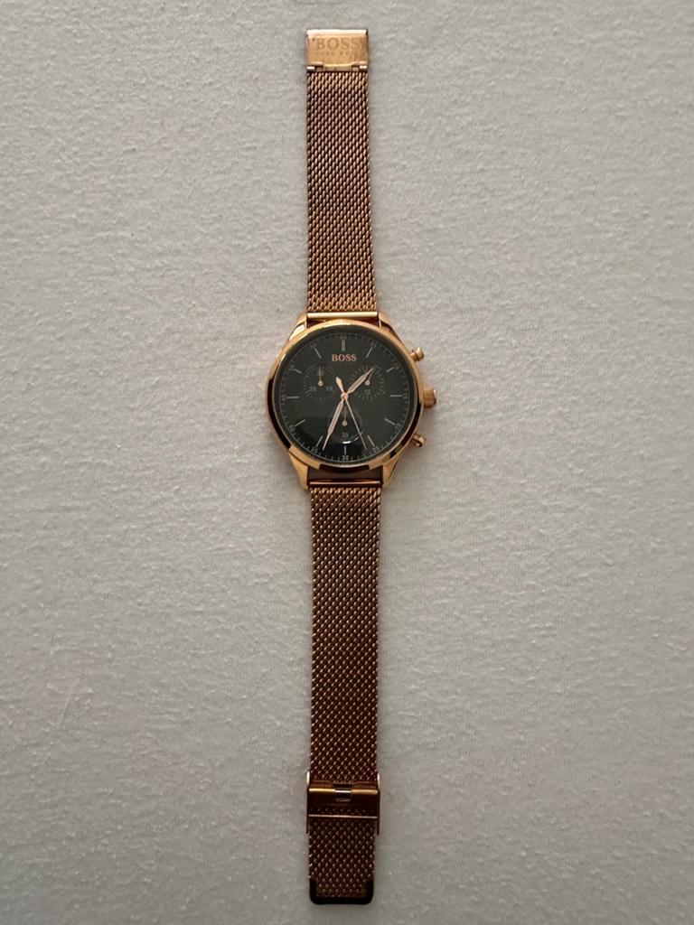 Hugo Boss, Heren horloge, Staal, Polshorloge, Zo goed als nieuw, Ophalen