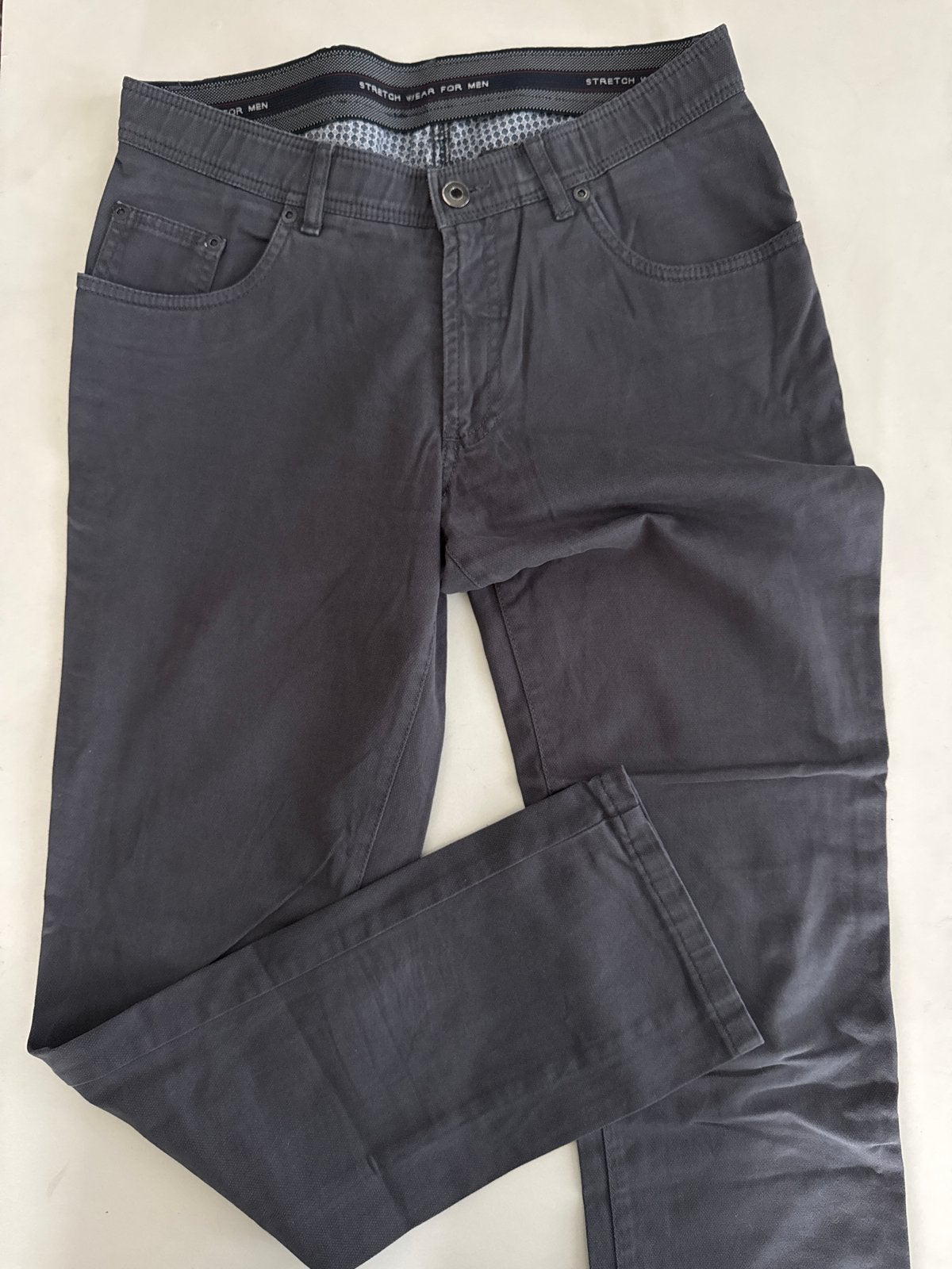 Meyer & Meyer Heren Chino Broek Maat 46 Grijs, Ophalen of Verzenden, Zo goed als nieuw, Maat 46 (S) of kleiner, Grijs
