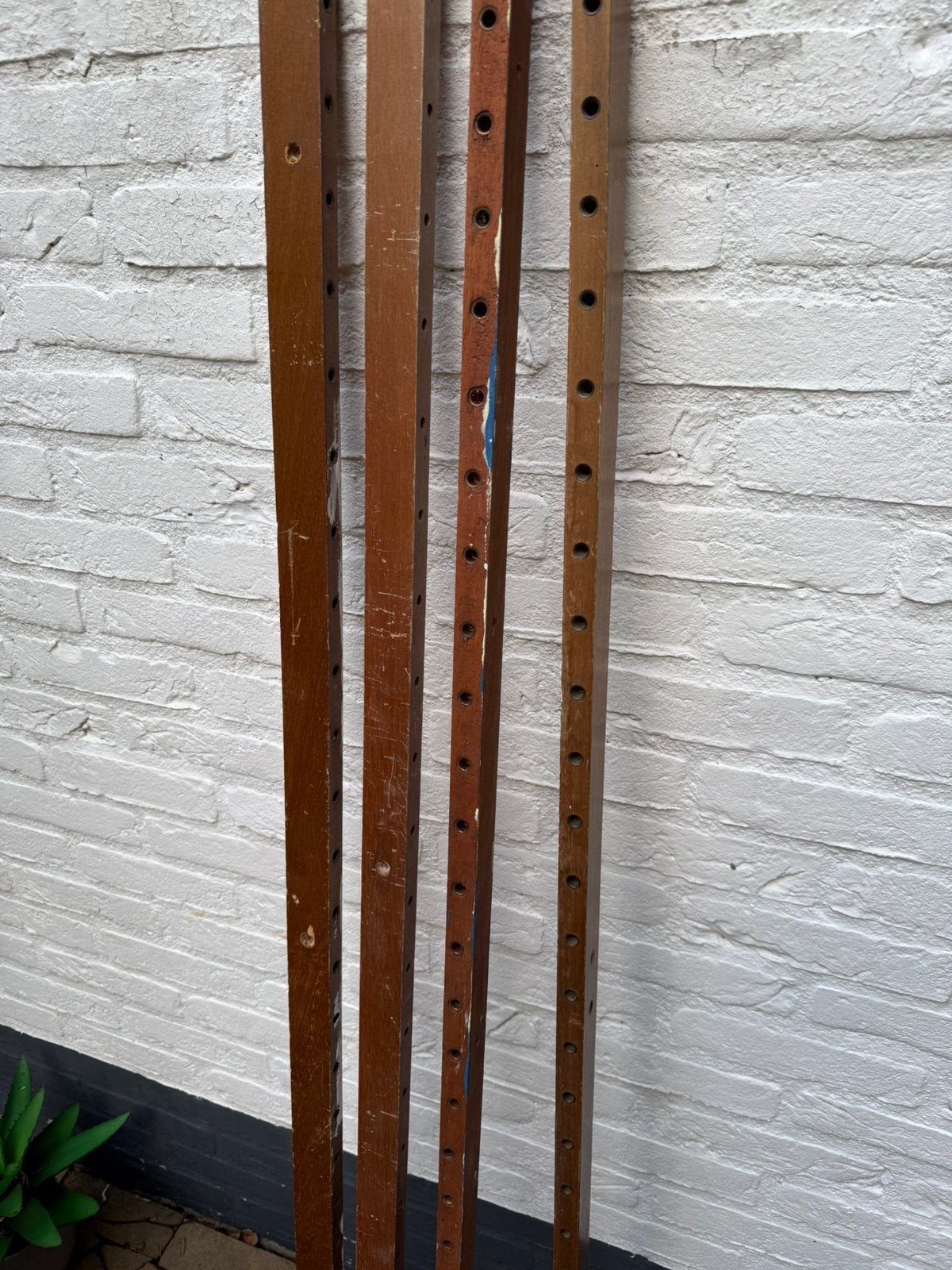 Poul Cadovius wandlatten, Ophalen, Gebruikt