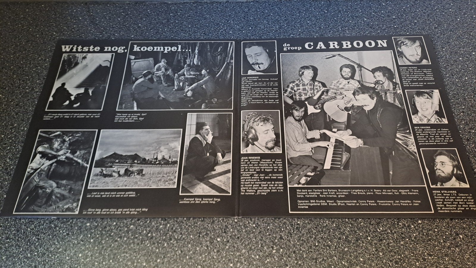 Witste nog, Koempel...van Carboon - Limburgse mijnwerker, LP, Ophalen of Verzenden, Zo goed als nieuw, Streekmuziek