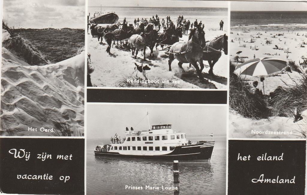 het eiland ameland, Ophalen of Verzenden, 1940 tot 1960, Waddeneilanden