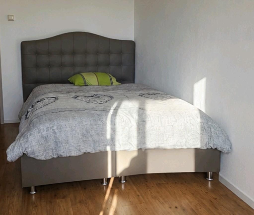 2 bij 2  Bed met 2 opbergplaatsen, Huis en Inrichting, Slaapkamer | Bedden, Ophalen of Verzenden, Tweepersoons, Hout