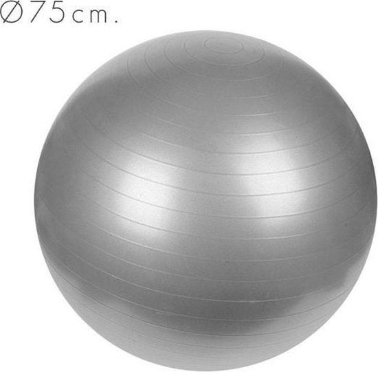 Fitness Yoga Bal - Grijs, 75 cm nieuw, Ophalen of Verzenden, Nieuw, Yoga-accessoire