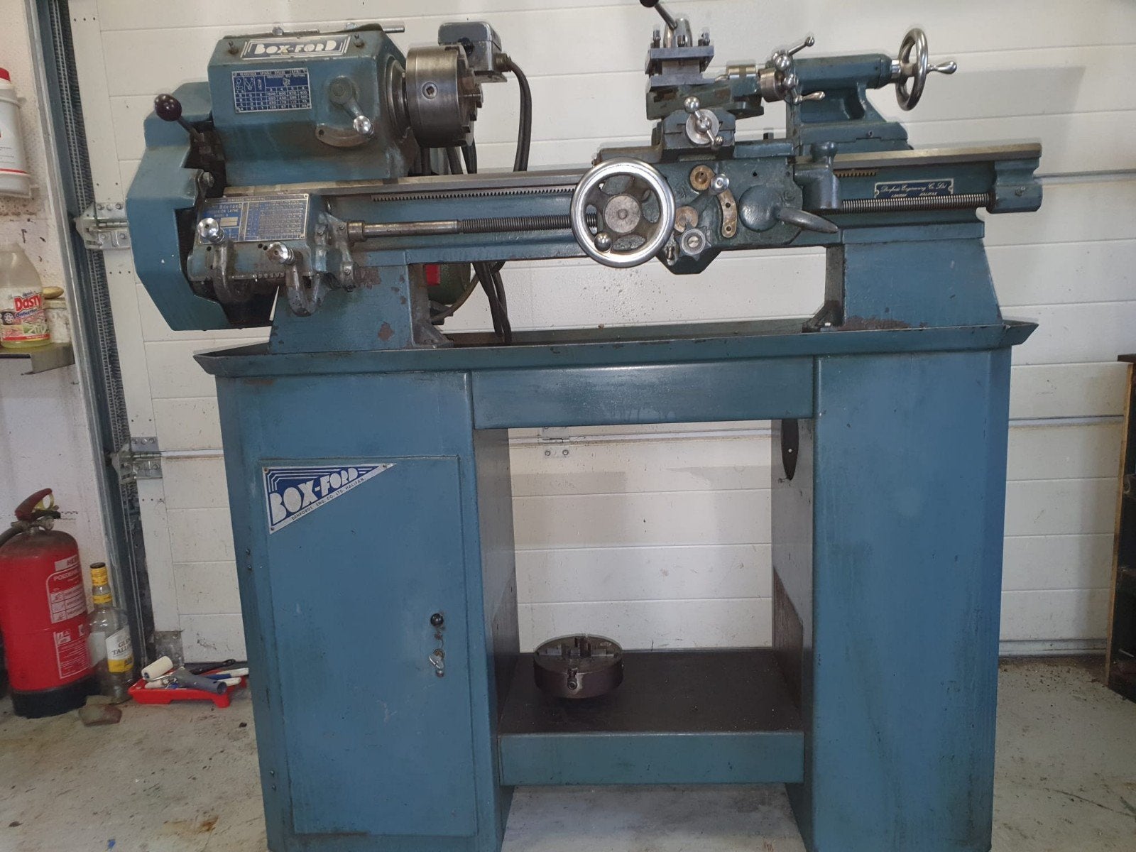 Boxford Model A draaibank met toebehoren, Ophalen, Gebruikt, Metaaldraaibank, 500 tot 1000 mm