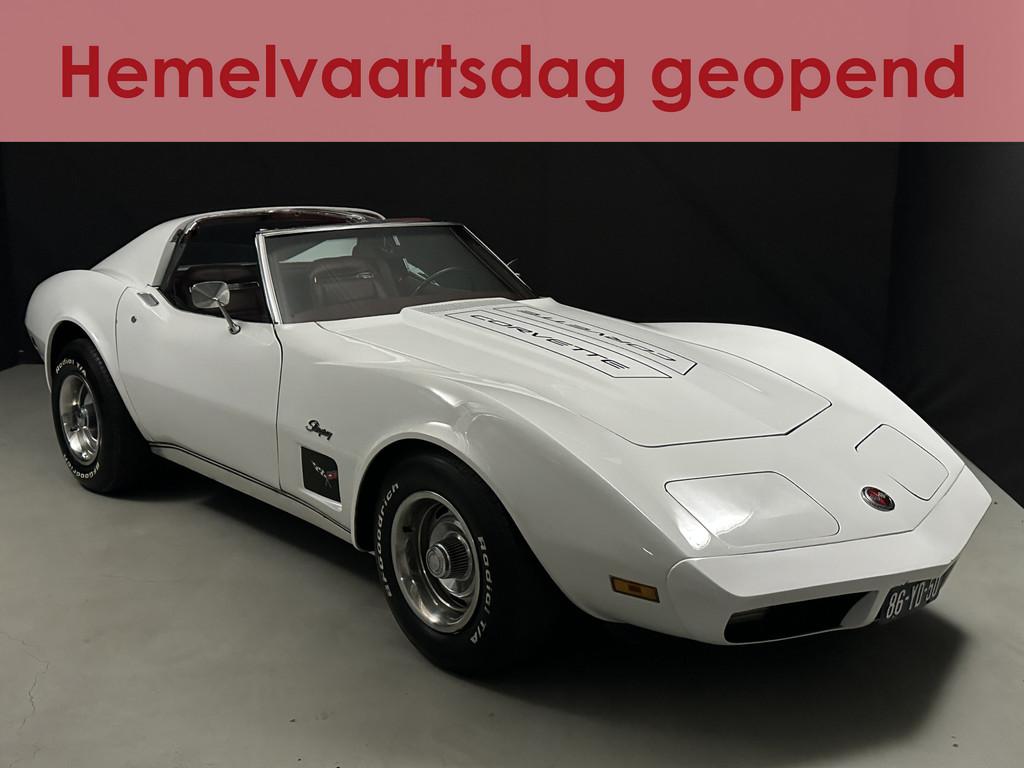 Chevrolet Corvette STINGRAY 5.7 V8 350 Ci 4 Speed Handgescha, Chevrolet, Wit, Leder, Bedrijf