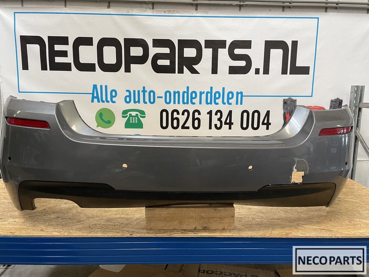 BMW 5 SERIE F10 M PAKKET ACHTERBUMPER ORIGINEEL, Gebruikt, -, -, Ophalen of Verzenden
