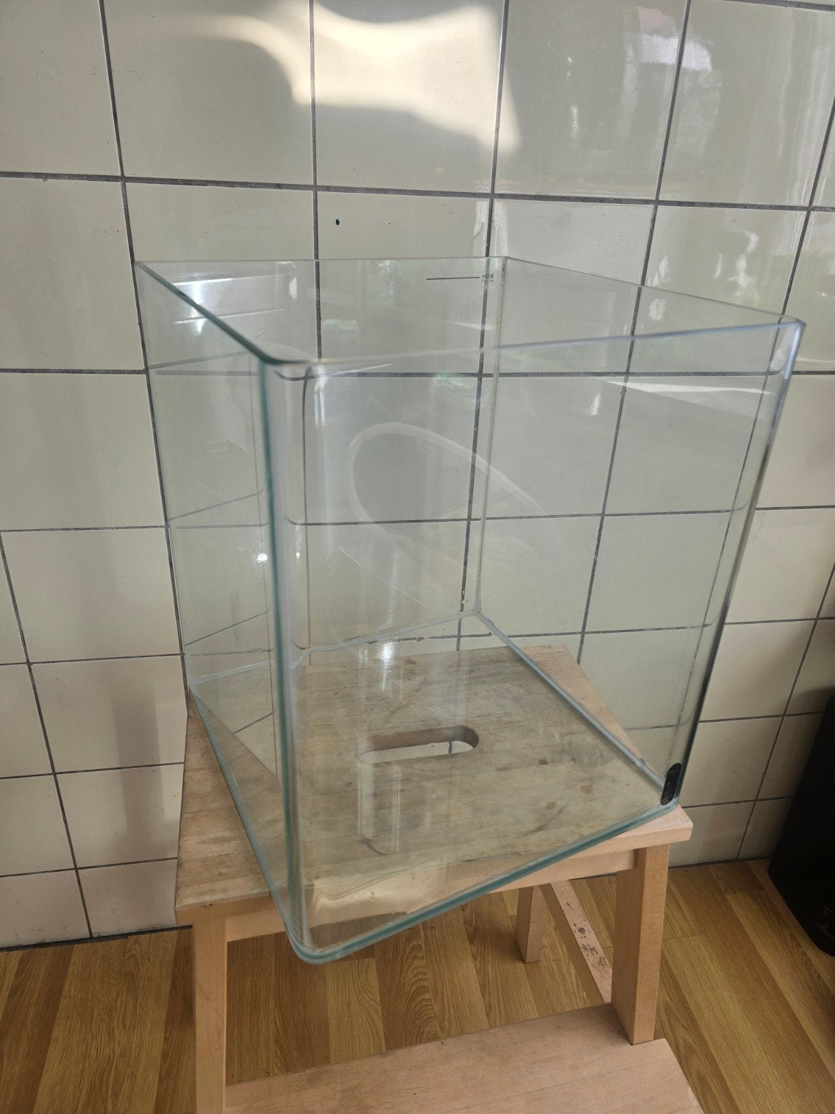 Dennerle Nano cube aquarium 30 liter, Dieren en Toebehoren, Vissen | Aquaria en Toebehoren, Ophalen, Zo goed als nieuw, Leeg aquarium