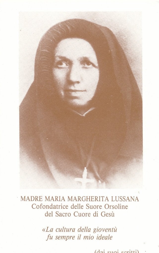 Zeldzame prent van Madre M. Margherita Lussana, Ophalen of Verzenden, Zo goed als nieuw, Kaart of Prent, Christendom | Katholiek